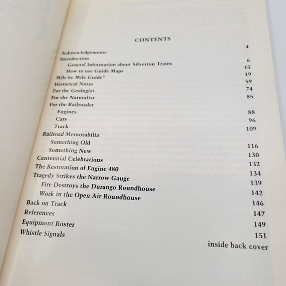 Cinders & Smoke Guide to Durango - Silverton Narrow Gauge Trip By Osterwald - Picture 9 of 10